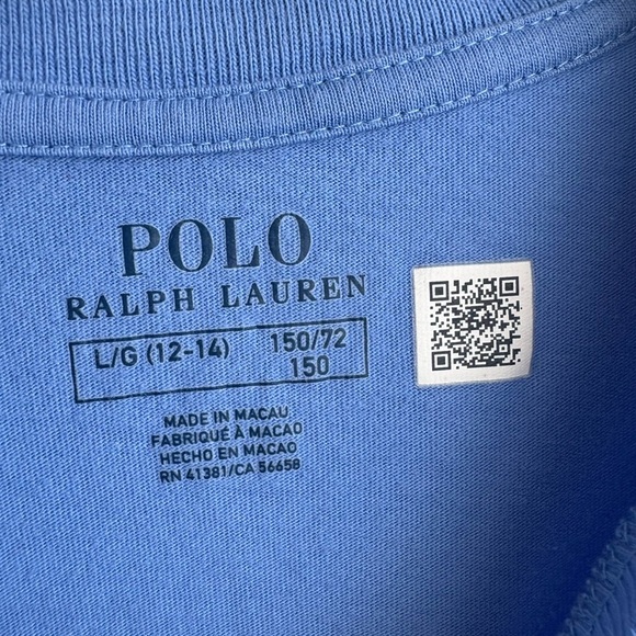 Polo Ralph Lauren Girls Blue Bear Dress Size 12/14 - Picture 3 of 6